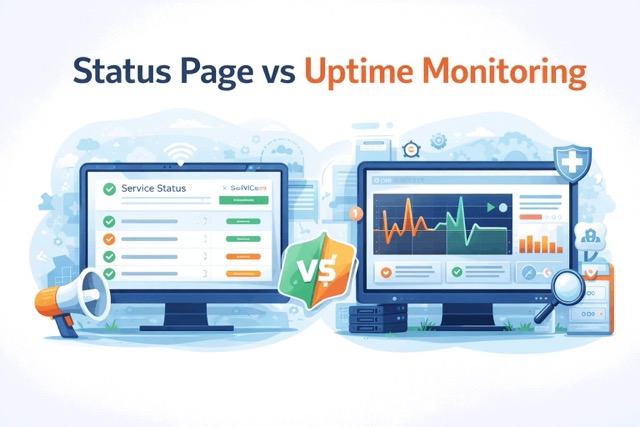 Status Page vs Uptime Monitoring: Whatβs the Difference and Why You Need Both